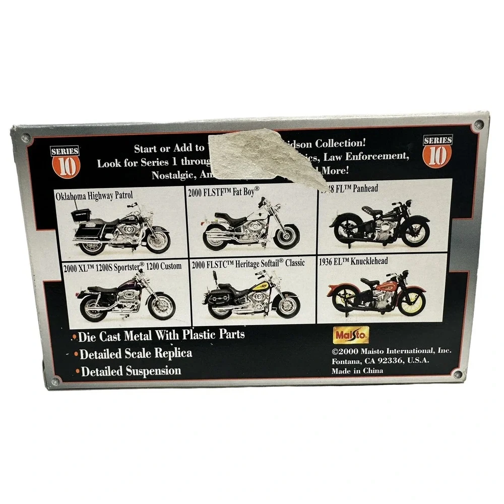 Harley Davidson 1948 FL Panhead Model‎ 1:18 Die Cast Maisto series 10